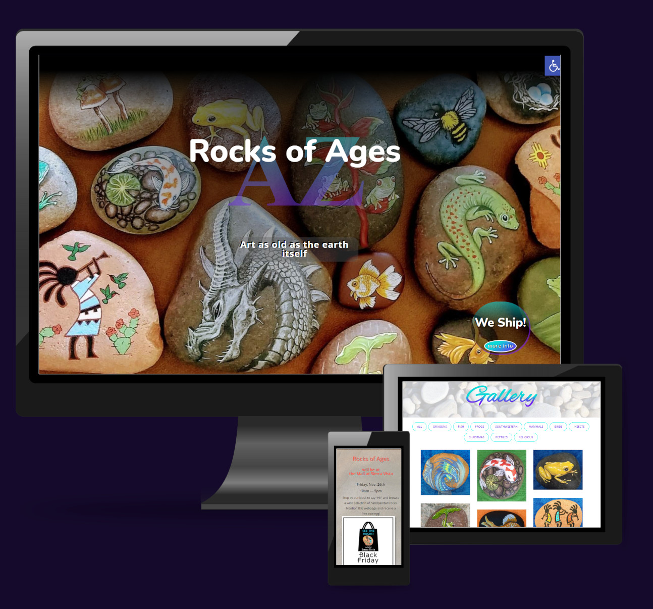 Rocks of Ages website images